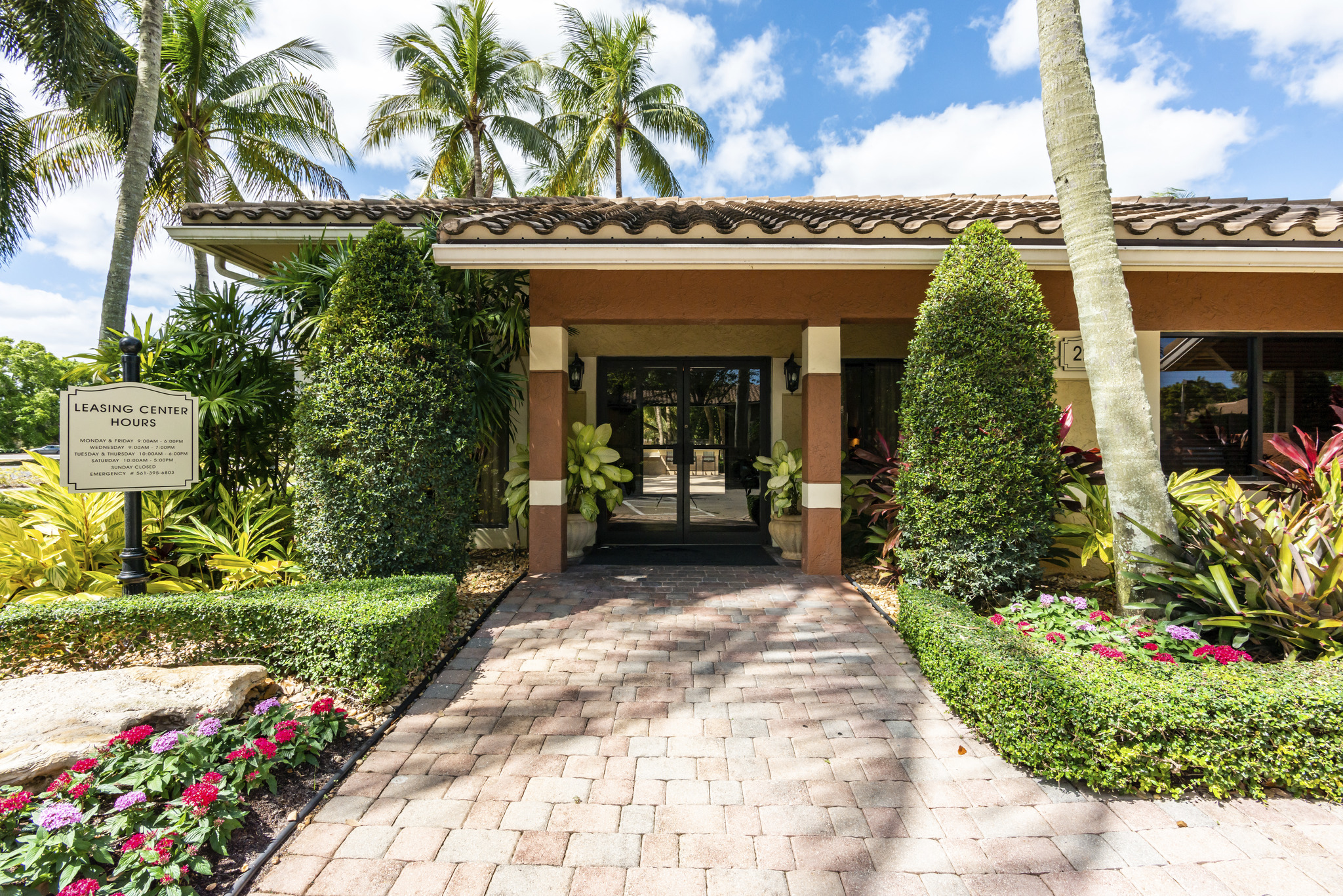 Leasing office exterior